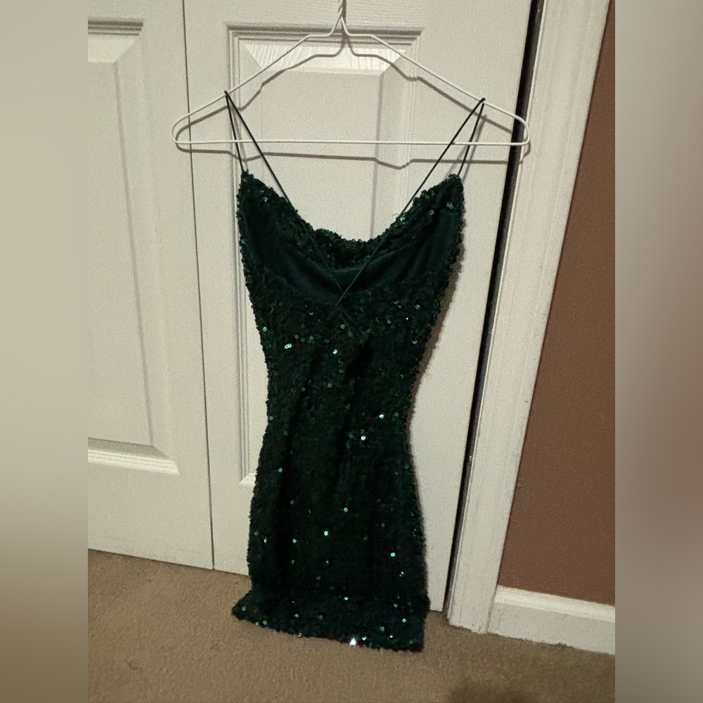 Dress with sequins